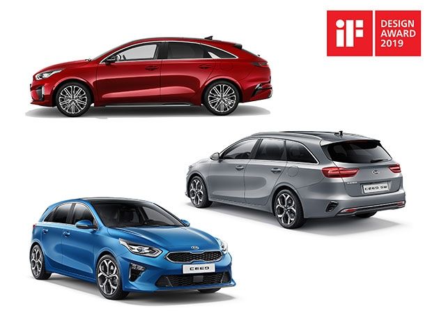 DESIGN VICTORY: Kia triumphs again at the iF Awards for Ceed Family